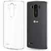 REY Cover in Gel TPU Trasparente per LG G3, Ultra Sottile 0,33 mm, Morbido Flessibile, Custodia Silicone