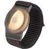 WATACHE per Bambini Anti-Perdita,Anti-graffio per il posizionamento del braccialetto di monitoraggio Airtag (nero)