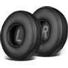 SOULWIT Cuscinetti Auricolari di Ricambio per AKG N60/N60NC Wireless (non adatti a N60NC Wired) On-Ear Cuffie, Cuscinetti Auricolari con Schiuma ad Alta Densità per L'isolamento dal Rumore-Nero