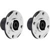 QUARKZMAN 2Pcs Connettore Jack Altoparlante A 4 Poli Twist Lock, Connettore NL4 2.2 Pollici XLR Pannello Montato Presa Altoparlante Femmina Audio Microfono Presa Spina Per Serie NL4, Nero