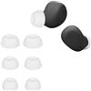 kwmobile 6x Auricolari di ricambio compatibile con JBL WAVE BUDS Gommini sostitutivi in Silicone - 3 Misure - bianco