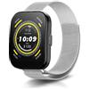 NicMool 22MM Cinturino per Amazfit T-Rex 3 Pro 48mm/Balance 2/Bip 6/Bip 5/Balance/Cheetah, Acciaio Inossidabile Magnetico Metallo Braccialetto per Amazfit GTR 4/3 Pro/3/2 eSIM/2e - Argento