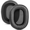 DowiTech Cuscinetti auricolari di ricambio per cuffie Sony MDR-RF895RK MDR RF995RK WH-RF400R, Poliuretano (PU), Nero