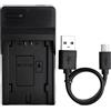 Norifon NP-FZ100 USB Caricatore per Sony A7 III, A7R III, A9 Fotocamera e Altro
