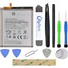 OnlyTech Kit di riparazione batteria per Samsung Galaxy S21 Plus SM-G996-4800mAh - con 10 strumenti e adesivi