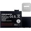 HIGHAKKU Batteria di ricambio W-20 compatibile con Net-Gear 5G WiFi 6 NI-ghthawk M6 (MR6150 MR6550) e M6 Pro (MR6110 MR6500) Mobile Hotspot Router