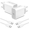 HNGLPOW Confezione da 2 caricabatterie USB C da 45 W, con cavo di ricarica per Samsung Galaxy S25 Ultra/S24 S26/S23 Plus/S25 FE/S22+/S21,A56 A36 A57 5G A17 A26 A55 A54 A3