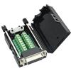 YIOVVOM DB15 Breakout connettore femmina adattatore 15 pin porta adattatore a terminale connettore modulo di segnale con custodia (connettore femmina, vite con caso)