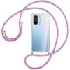 SIMao Cover Collana per Cellulare Compatibile con Xiaomi Poco F3 5G Custodia Trasparente Silicone con Cordino Necklace Case Antiurto Cover Custodia da Collo Custodia con Cordino, Unicorno