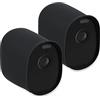 kwmobile 2x Cover compatibile con Arlo Essential Spotlight (1. Gen / VMC2030) - Protezione videocamera in silicone - Rivestimento telecamera di sicurezza - Custodia per Action Camera