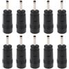 YINETTECH 10pcs 5.5 x 2.1mm Femmina a 3.0 x 1.1mm Maschio DC Adattatore Convertitore per Strisce di Luce LED Apparecchiature di Sorveglianza