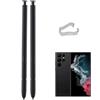 Peixiong 2 Pack Penna di Ricambio per Galaxy S22 Ultra compatibile con Samsung Galaxy S22 Ultra 5G, Stilo S Pen per Galaxy S22 Ultra con Sensibilità alla Pressione 4096 + Pinzette,Senza Bluetooth (Nero)