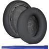 Aiivioll Q45 - Cuscinetti auricolari di ricambio compatibili con Anker Soundcore Space Q45, tessuto a rete traspirante e morbido memory foam per Soundcore Space Q45 (NT nero)