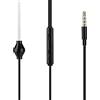 Vikye Cuffie con Tubo D'aria Anti-Radiazioni, Auricolare con Protezione EMF, Auricolare Privo di Radiazioni con Microfono e Pulsante di Risposta Compatibile con Tutti gli Smartphone (Nero)