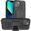 Verco Custodia protettiva per iPhone 13 Mini, Armor Outdoor Case per iPhone 13 Mini, custodia rigida [Cover adatta per cantiere], colore: Nero