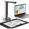 JOYUSING Scanner per libri e documenti da 16 MP, tecnologia di appiattimento automatico e deskew, acquisizione A3, A4, OCR, Converti in PDF/Word/Txt/Excel su Windows e PDF su Mac