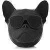 Yosoo Health Gear Cassa Bluetooth Bulldog Portatile, 32G Memoria Wireless Altoparlante Bluetooth Cane 5.0, Altoparlante Portatile, Lettore Musicale Stereo per Attività All'aperto