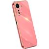 RonRun Cover Compatibile con Xiaomi Redmi 13C/Poco C65, Silicone Flessibile Alla Moda Galvanizzata Ultra Sottile Resistente Cover - Rosso