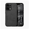 Kepuch Silklike Cover per Oppo Reno 13 5G China - Custodia Case Piastra Metallica Incorporata - Nero