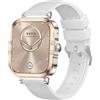 SEND UP nuovo 2025 1.75 pollici con schermo a colori HD AMOLED 390 * 450 con funzione NFC gestione mestruale Smartwatch da donna per donna. (Bianco)