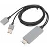 Bewinner Cavo Adattatore da USB Femmina a HDMI Maschio HDTV, Cavo 1080P da USB Maschio a HDMI Maschio, Cavo da USB a HDMI per Operativo Android da Telefono a Monitor TV