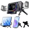 HUAJUN Caricatore Ricarica Wireless Auto 15W, Supporto Smartphone Auto per Galaxy Z Fold/Flip, Qi Doppia Bobina Caricabatteria da Auto, Rotazione 90° per Galaxy Z Fold, Magic V3 V2, Mate X5 X4