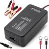 Unocho Caricabatterie LiFePO4 da 14,6Volt a 4 fasi Caricabatterie per batterie al litio da 12,8Volt a 4 fasi per auto, motociclette, tosaerba, camion, barche e golf cart