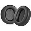 TaiZiChangQin HDJ-X10 - Cuscinetti auricolari di ricambio compatibili con Pioneer HDJ-X5 HDJ-X5BT HDJ-X7 HDJ-X10 HDJ-2000 HDJ-1000 HDJ-1500 HDJ 2000 MKII cuscinetti auricolari in pelle proteica nera