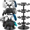 Jcocylse Porta Joystick PS5 con Porta Cuffie - Accessori Gaming Essenziali per PS5/PS4/Switch Pro - Gadget Gaming Spazio Saver, Design Compatto per Setup Professionale(4 Livelli)