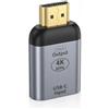 XINML Adattatore da USB C a HDMI 4K 60 Hz, convertitore da tipo C a Mini DisplayPort, per laptop, tablet, smartphone, monitor, TV, proiettore, ufficio e uso domestico