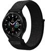 Niboow 22mm Cinturino per Samsung Galaxy Watch 3 45mm/Galaxy Watch 46mm/Gear S3 Frontier/Gear S3 Classic/Gear S, Nylon cinturini per Huawei Watch GT 5/GT5 Pro /GT4 46mm - Nero