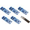 TECNOIOT 5 unités 3S 10A Li-Ion Lithium 18650 BMS PCM Batterie 12V Protection Board + 5pcs Nickel Strip