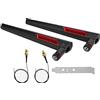 Pissente Cavo M.2 IPEX4 a SMA da 2 Pezzi, Antenna WiFi AC88 Antenna M2 di Estensione Esterna Bluetooth, Supporto Wireless NGFF 802.11a, 802.11b, 802.11g, 802.11n, 802.11ac