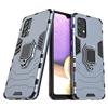MaiJin Compatibile con Samsung Galaxy A32 4G Cover, Custodia Armor Anello Cavalletto (Funziona con il Supporto Magnetico per Auto) Case Paraurti (Blu Navy)