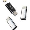 zoyuzan Adattatore Lightning a USB C per Iphone(Set di 3) Tipo C Maschio Jack Cable 65W Android Veloce Caricabatterie per Apple 15 Pro Max Plus Ipad Pro Cavo Connector per Samsung Mobile Tablet Convertitore