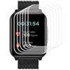 GIOPUEY Pellicola Protettiva per Motorola Moto Watch 70, [6 Pezzi] Flessibile TPU Schermo Protezione Pellicola [Extra-Sottile] [Anti-graffio] - Trasparente