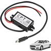 EceoThsy Adattatore da 12 V a USB tipo C, convertitore di tensione DC a DC 5 V 3 A 15 W, modulo Buck impermeabile con protezione e alta efficienza modulo di conversione impermeabile 12 V USB c