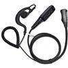 UAYESOK G Form Walkie Talkie Auricolari con Microfono Gancio Orecchino Two Way Radio Multi Pin Cuffie con Microfono PTT per Sepura STP8000 STP9000 STP8238 (Tetra) SC20 SC21 Security Polizia Radio