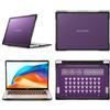UFinetech Custodia per Huawei MateBook D14 2023 14 Pollici - Cover Protettiva Rigida Rosso, Ultra-Sottile, Antishock, Antigraffio, Design Elegante con Ventilazione, Adatta per Uomini e Donne