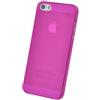 doupi UltraSlim Custodia per iPhone 5 5S SE, Satinato fine Piuma Facile Mat Semi Trasparente Cover, Pink