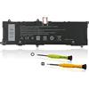 ANTIEE 38Wh 7.4V 2H2G4 Laptop Batteria per Dell Venue 11 Pro 7000 7140 Series Windows Tablet PC T07G T07G002 M-5Y10 M-5Y10c M-5Y10a M-5Y71 M-5Y70 HFRC3 TXJ69 0TXJ69 451-BBKH 21CP5/63/105 Notebook