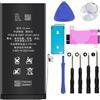 Batt - Kit di sostituzione della batteria per iPhone 12 Mini con adesivo impermeabile, cacciavite, ventosa, strumento di leva - riparazione smartphone fai da te, riparazione batteria, accessori