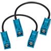 YILIANDUO Fakra Z Cavo Femmina a Femmina Cavo pigtail Fakra RG174 15 cm per autoradio Unità principale Android Navigazione GPS Radio FM AM Radio satellitare Sirius XM 2 pezzi