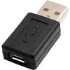 SYSTEM-S OTG - Adattatore USB A Maschio a Micro USB Femmina Maschio 2.0