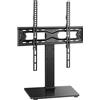 FURWOO Mobile TV universale per tavolo soggiorno con base in vetro temperato, max 400x400mm