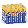 PKCELL AA Batterie ad Alto Rendimento da 1,5 V, Carbonio al Zinco per Giocattoli, Telecomandi, Illuminazione, Confezione da 20