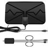 YAODHAOD Antenna HDTV 3 metri, antenna da camera per TV Freeview, antenna TV digitale con amplificatore di segnale, Antenna Signal Booster per tutti i televisori tradizionali e HD, supporta 4K 1080P