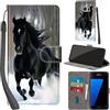 PHINIENLAND Cover per Samsung Galaxy S7 PU Pelle Custodia Flip Neve