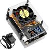 RUIZHI NerdMiner Bitcoin Miner RUIZHI NerdMiner NMaxe Solo 500Gh/S 20 J/TH con BM1366 ASIC Chip Asic Bitcoin Miner BTC Bitcoin Miner Lotterie Mining Solo Lotterie con Spina UE Compatibili con Nerd Miner
