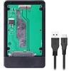 NFHK USB 3.0 to 2012 Macbook Pro Retina A1425 A1398 MC975 MC976 MD212 MD213 ME662 ME664 ME665 SSD 17+7Pin Case